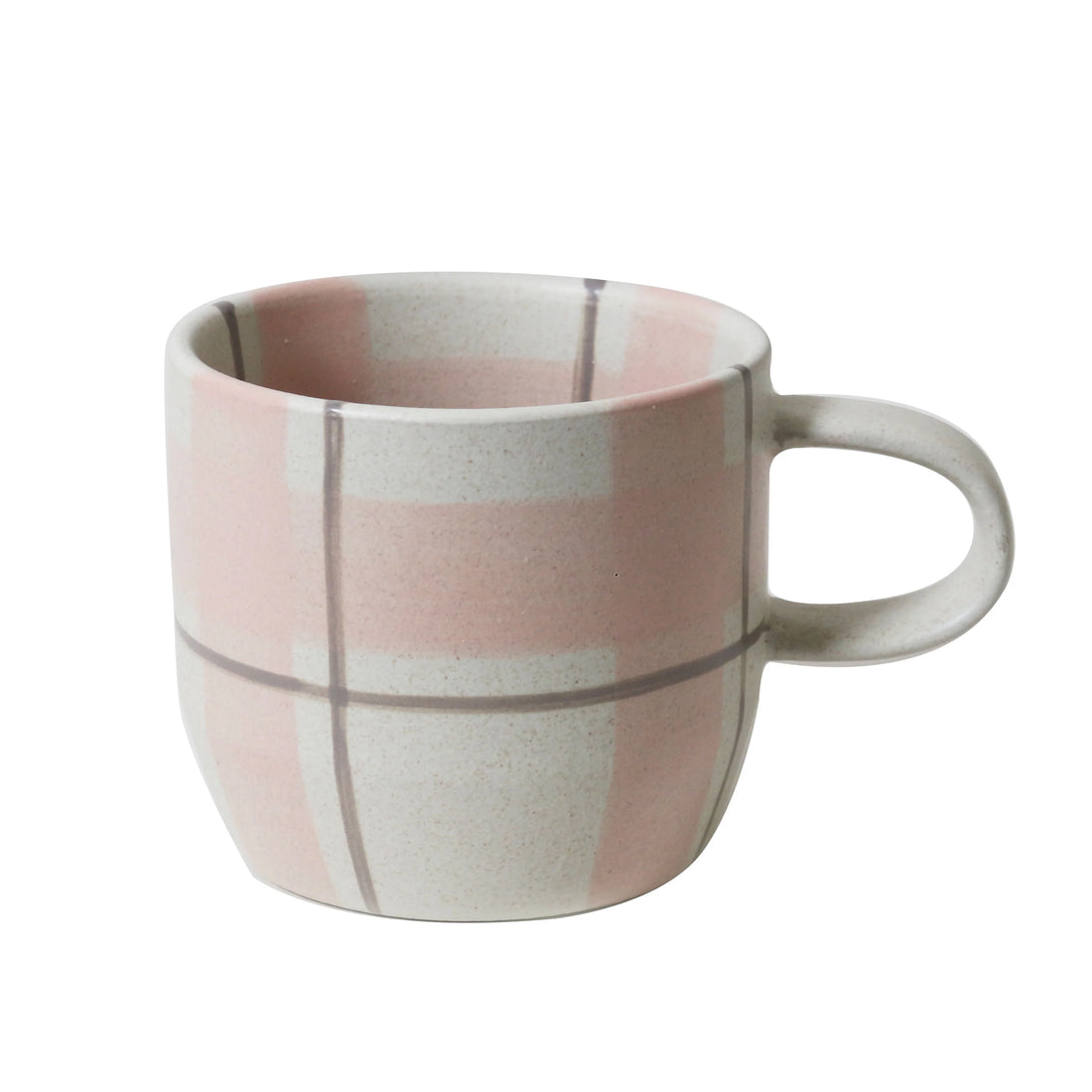 Robert Gordon Mug Single Blush & Grey Check Cat&