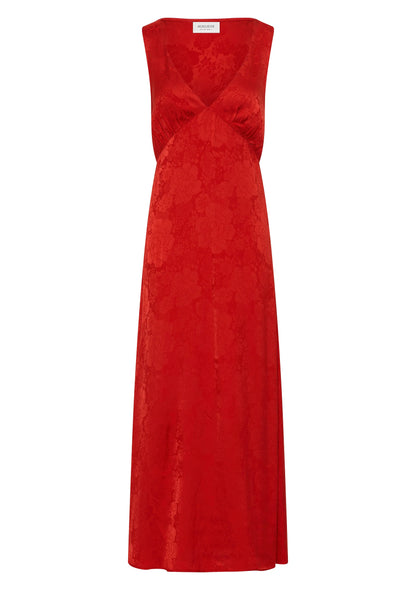 Auguste The Label River Midi Dress Red