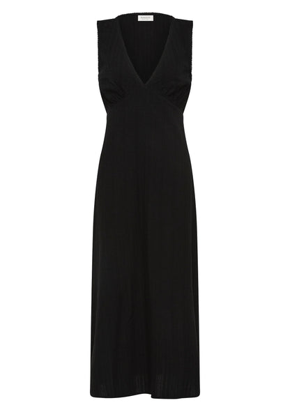 Auguste The Label River Midi Dress Black
