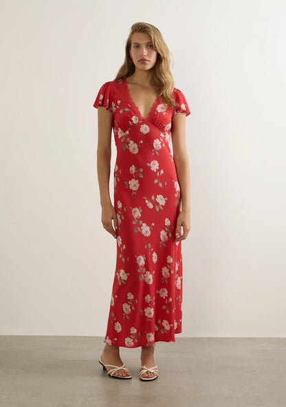 Auguste Marena Midi Dress Red