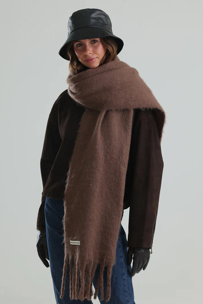 Morgan &amp; Taylor Ella Woven Scarf Camel