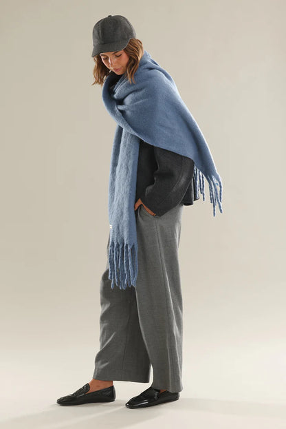 Morgan &amp; Taylor Ella Woven Scarf Blue
