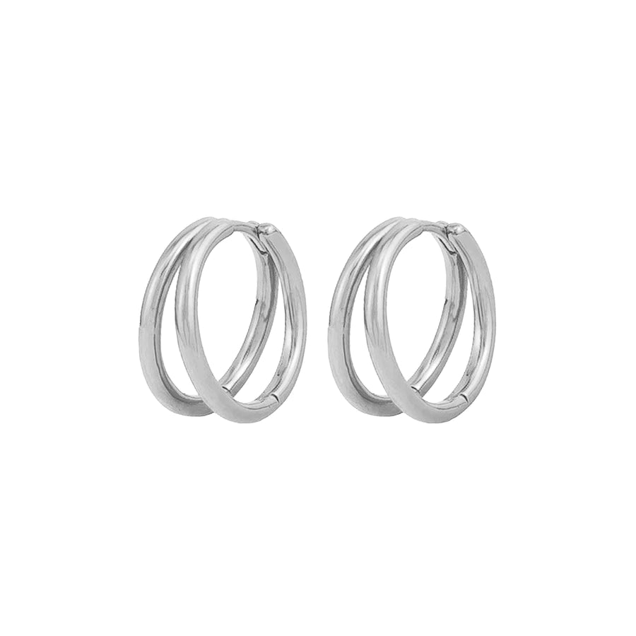 Lindy Hoops Silver