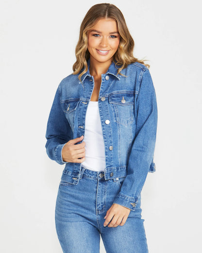 Darcy Denim Jacket Vintage Wash