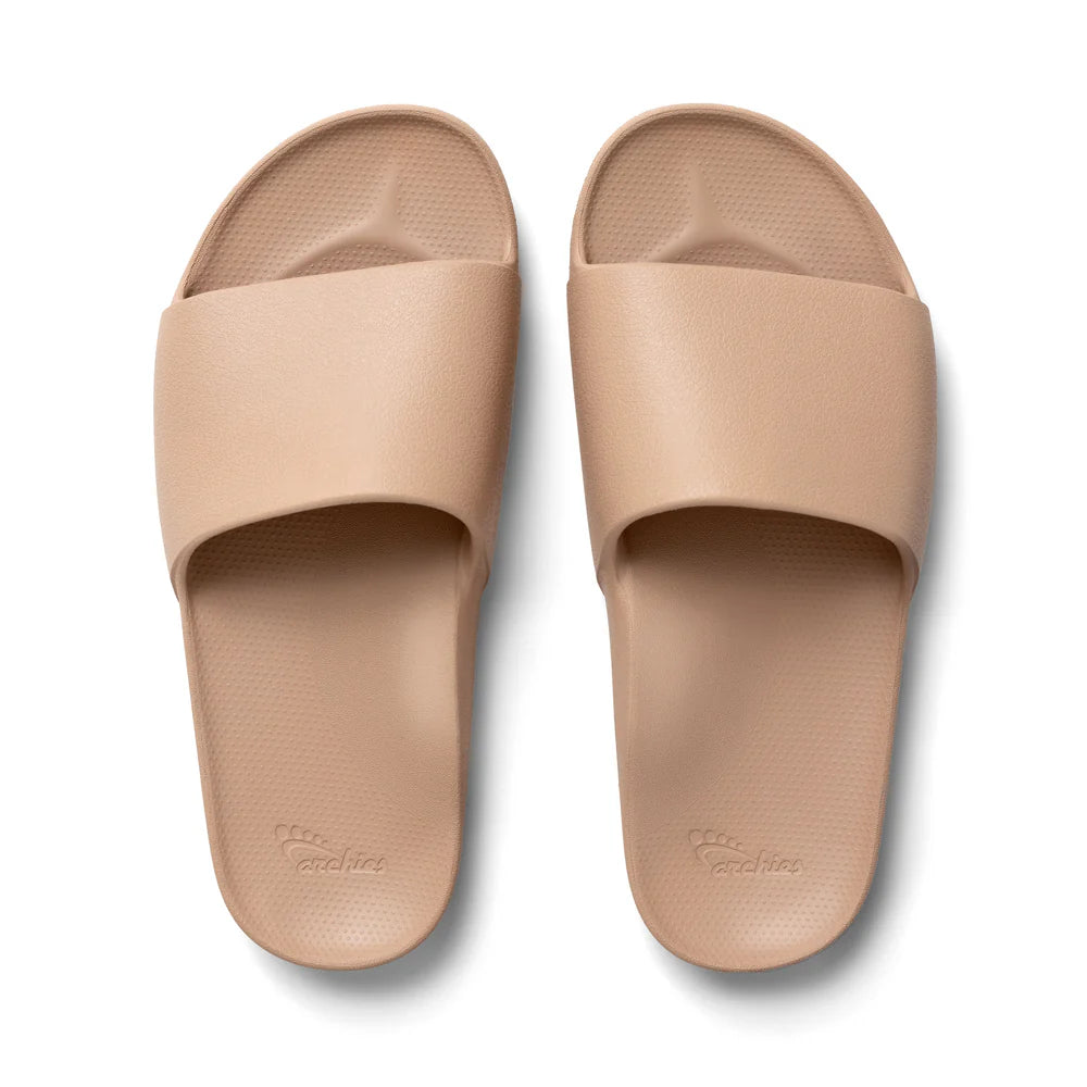 Archies Arch Support Slides Classic Tan