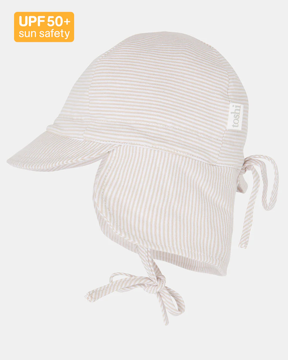 Toshi Flap Cap Baby Peanut