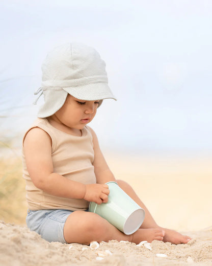Toshi Flap Cap Baby Sage