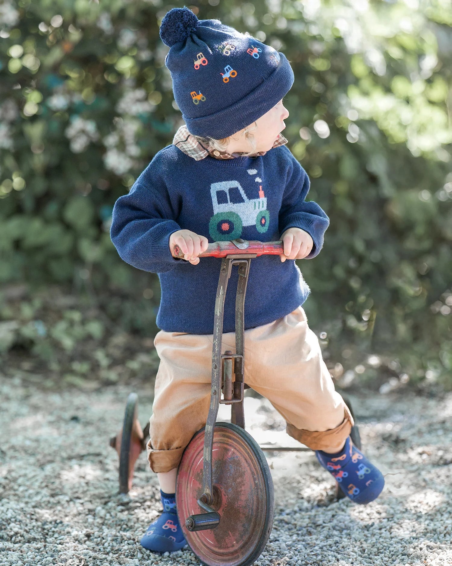 Toshi Organic Beanie Mystical Tiny Tractors