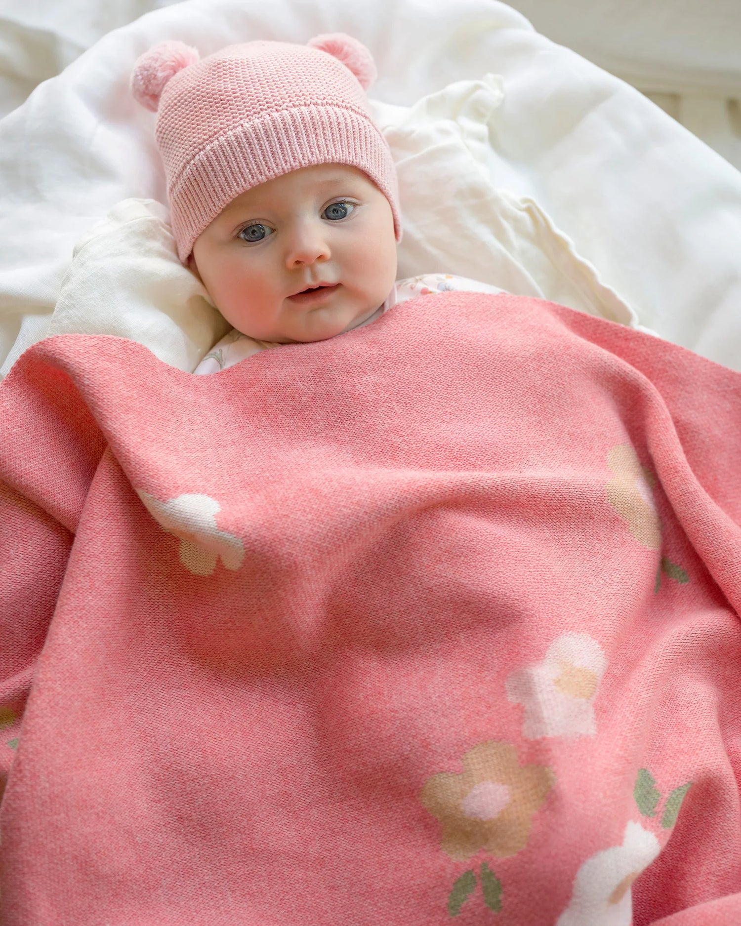 Toshi Organic Beanie Snowy Misty Rose