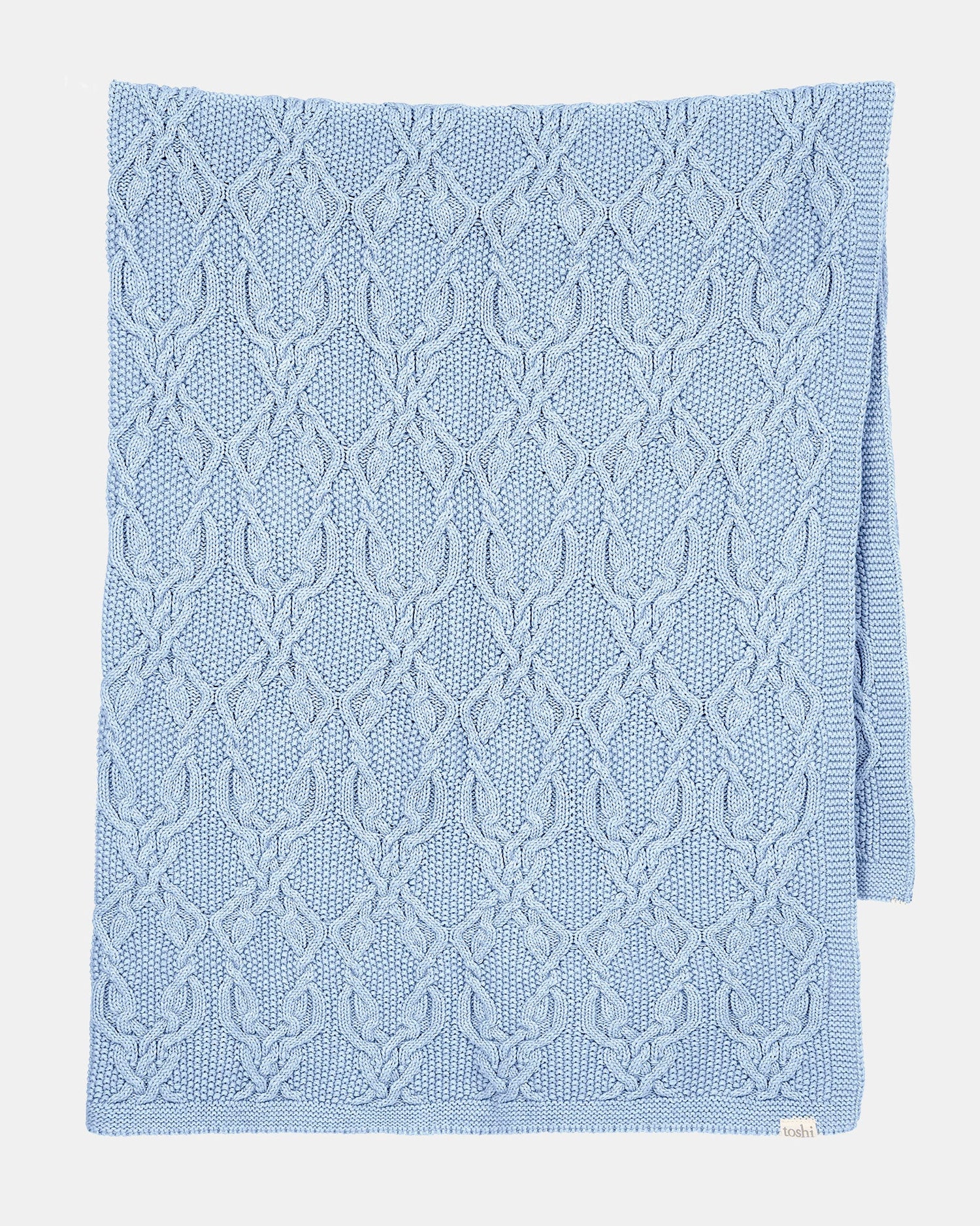 Toshi Organic Blanket Bowie Bluebell