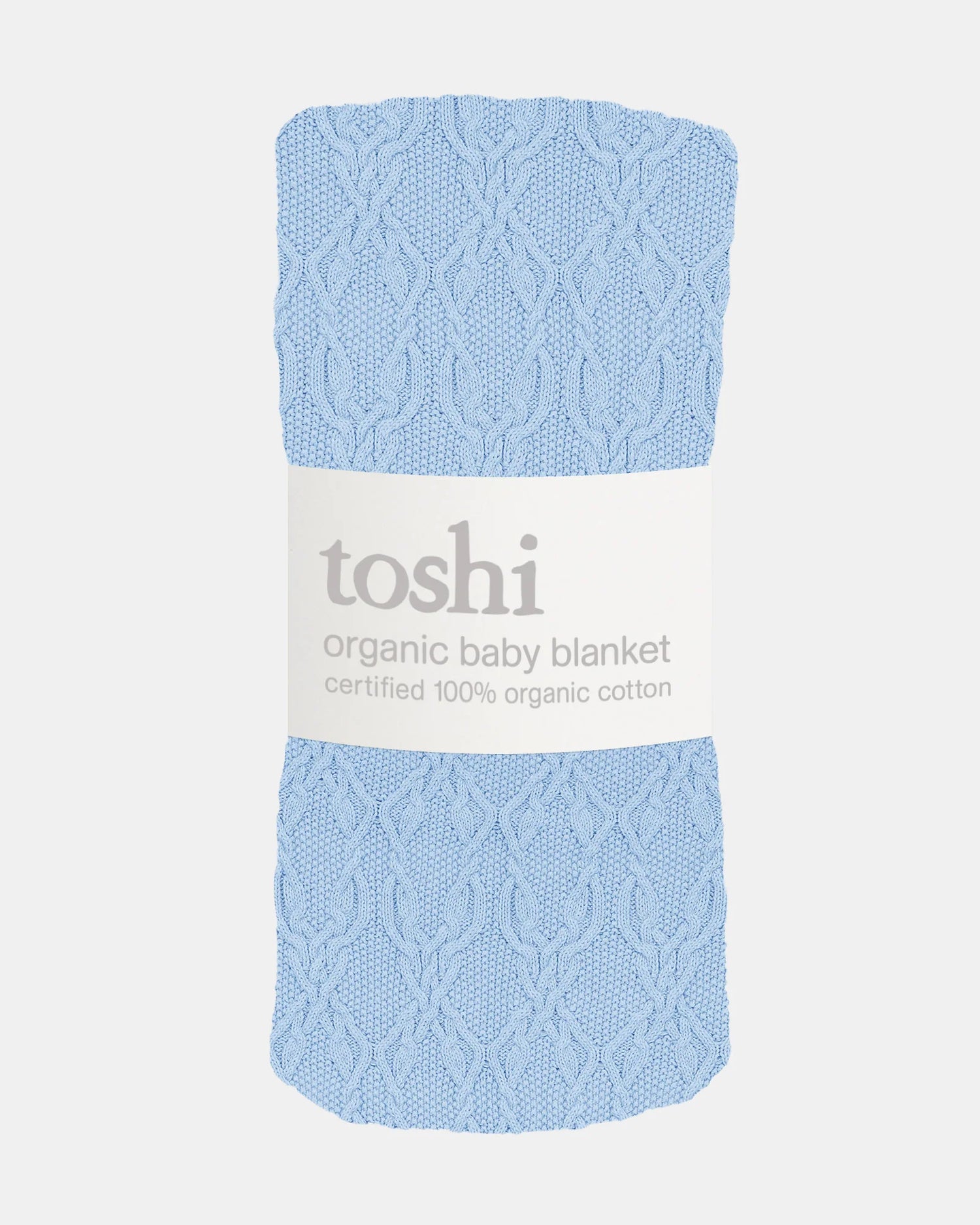 Toshi Organic Blanket Bowie Bluebell