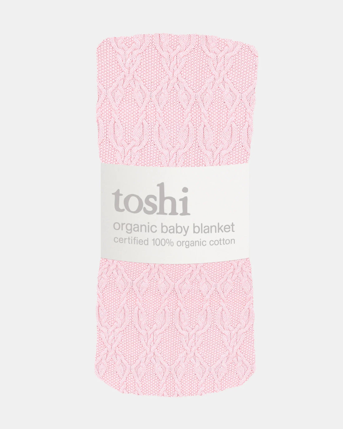 Toshi Organic Blanket Bowie Misty Rose