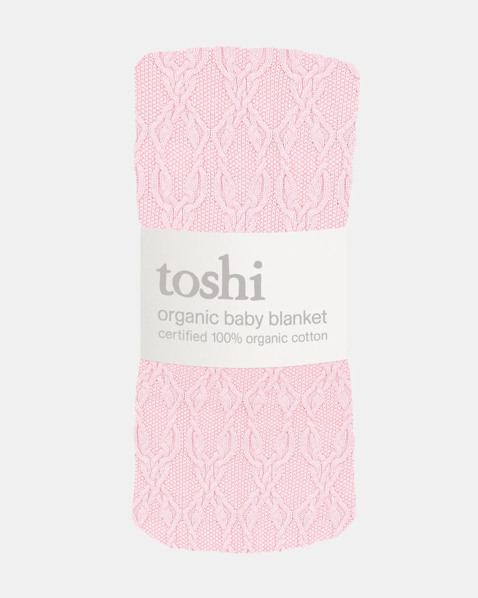 Toshi Organic Blanket Bowie Misty Rose