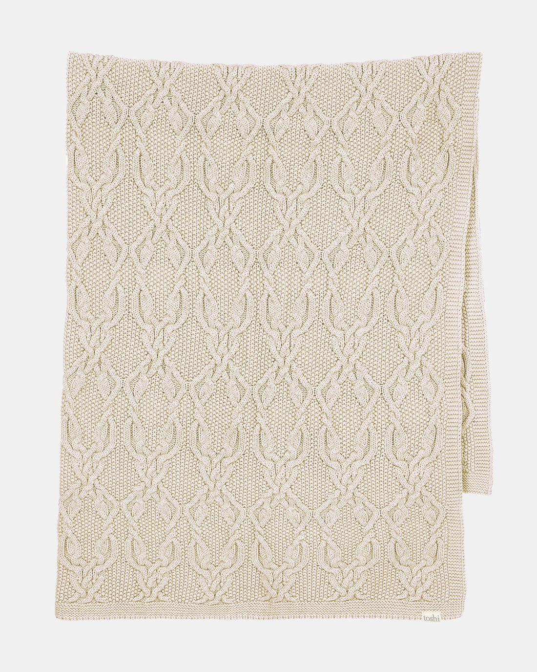 Toshi Organic Blanket Bowie Oatmeal