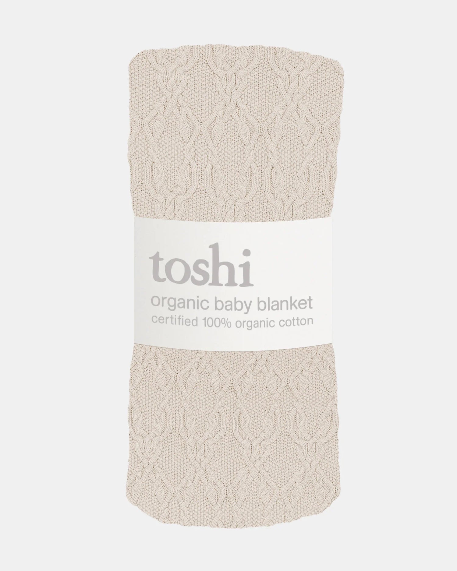 Toshi Organic Blanket Bowie Oatmeal