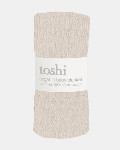 Toshi Organic Blanket Bowie Oatmeal