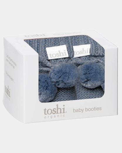 Toshi Organic Booties Marley/Moonlight Size 000 0-3mths