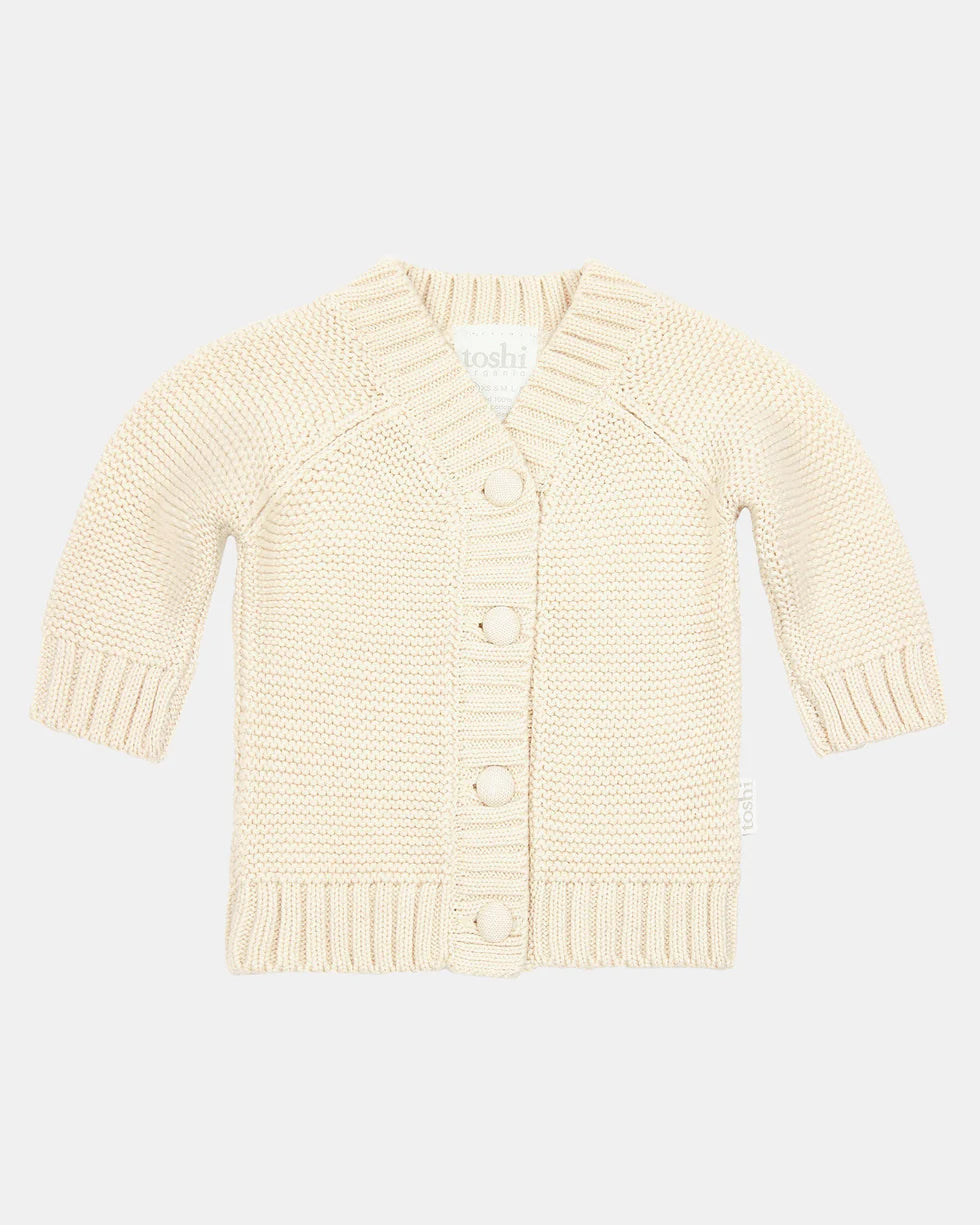 Toshi Organic Cardigan Andy/Feather
