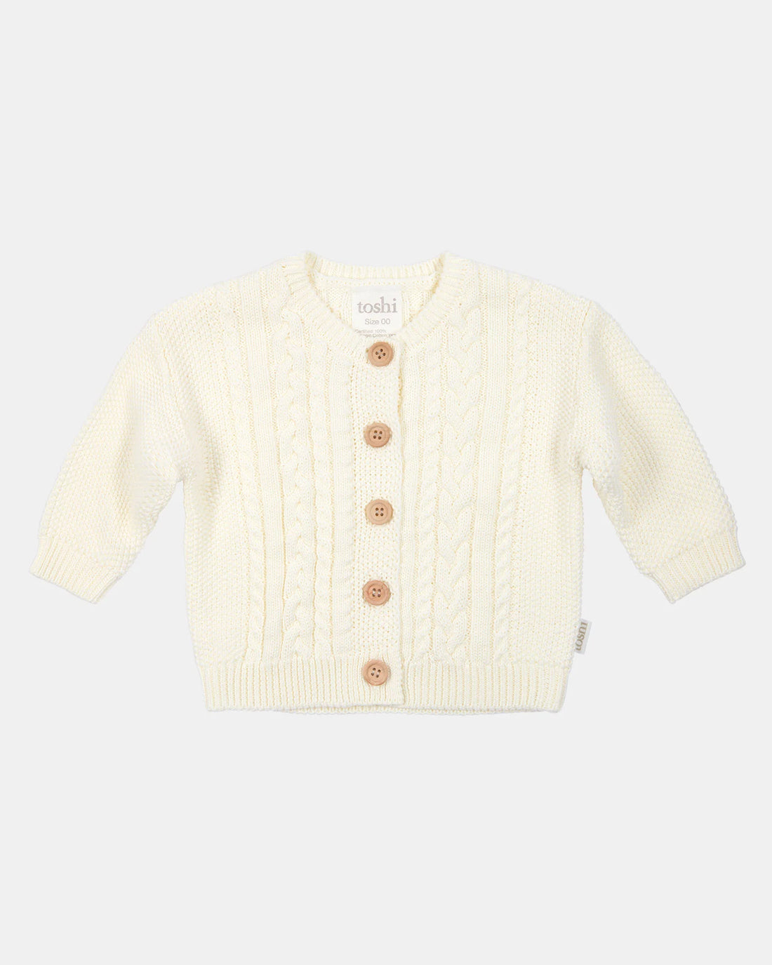 Toshi Organic Cardigan Yummy Cream