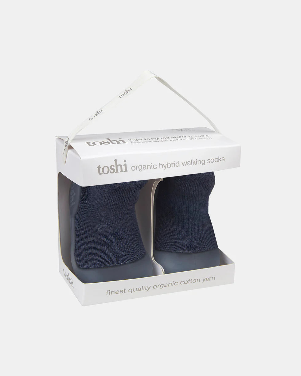 Toshi Organic Hybrid Walking Socks Dreamtime/Ink