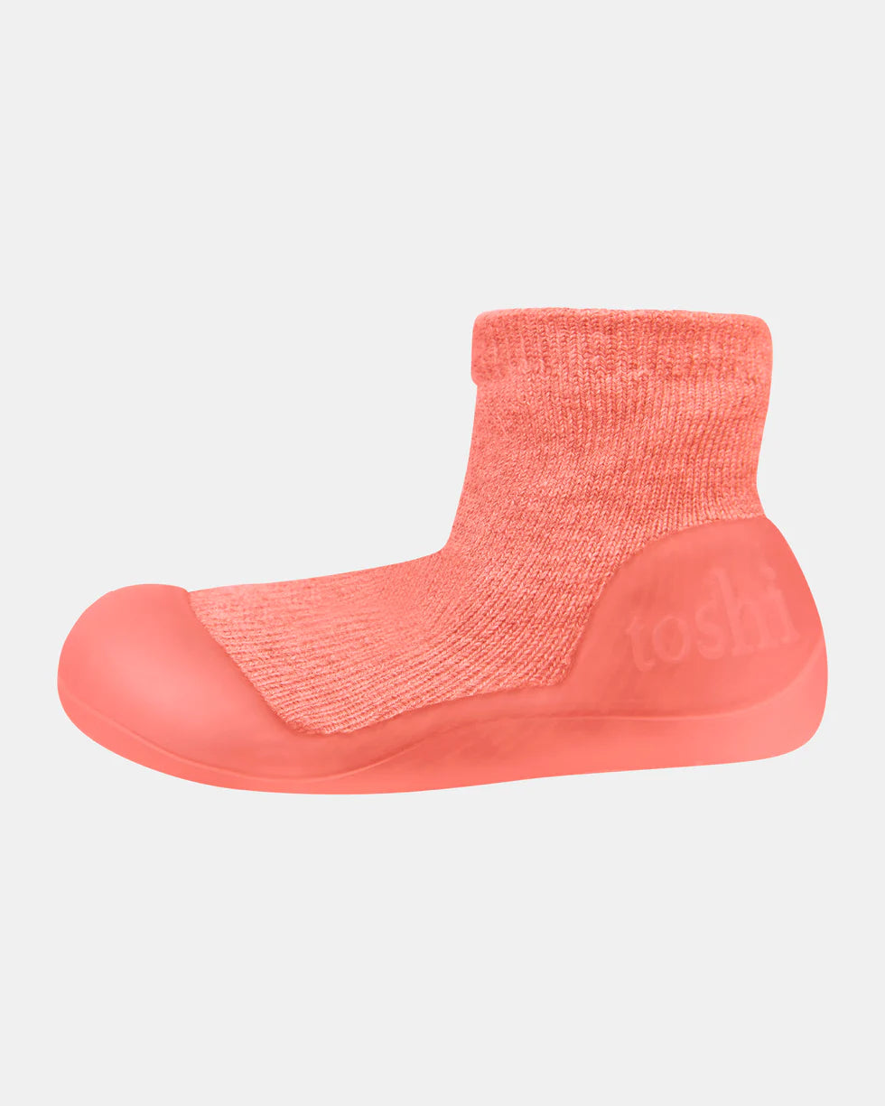 Toshi Organic Hybrid Walking Socks Dreamtime/Paprika