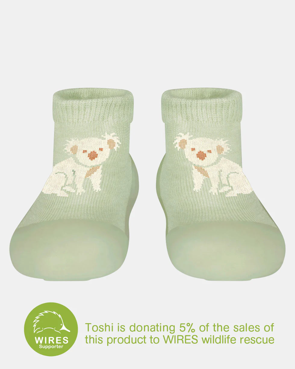Toshi Organic Hybrid Walking Socks Jacquard/Koala