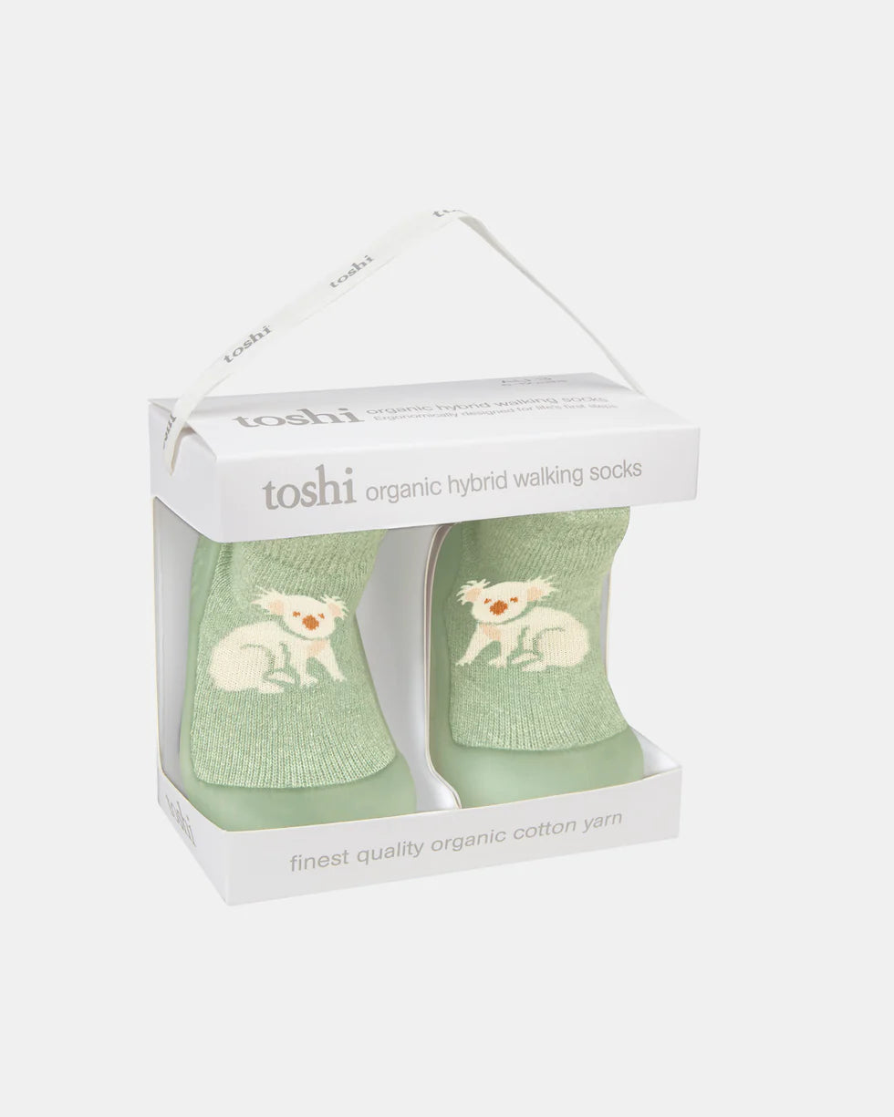 Toshi Organic Hybrid Walking Socks Jacquard/Koala