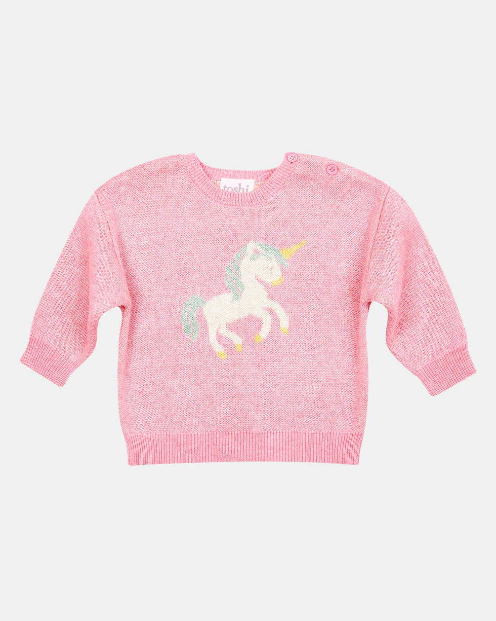 Toshi Organic Pullover Storytime/Unicorn