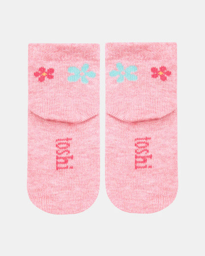 Toshi Organic Socks Ankle Jacquard/Daisy
