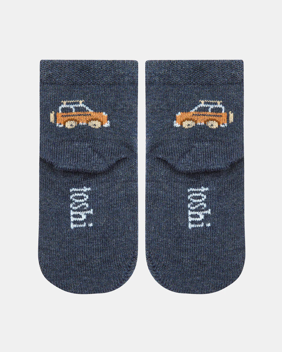 Toshi Organic Socks Ankle Jacquard/High Country
