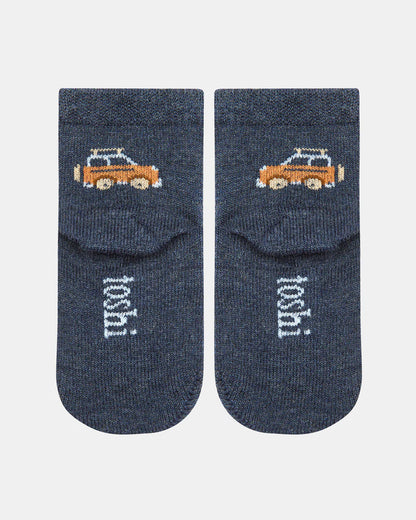 Toshi Organic Socks Ankle Jacquard/High Country