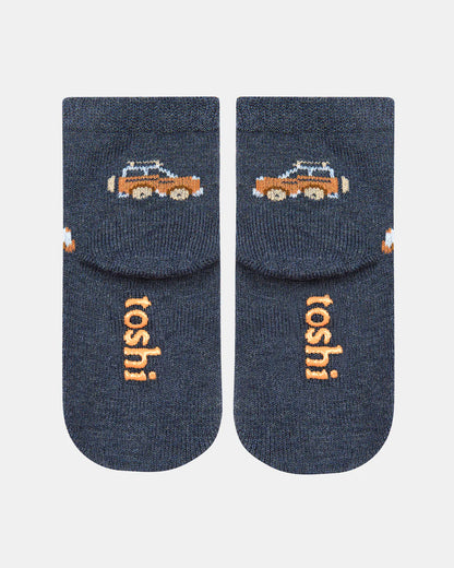 Toshi Organic Socks Ankle Jacquard/High Country