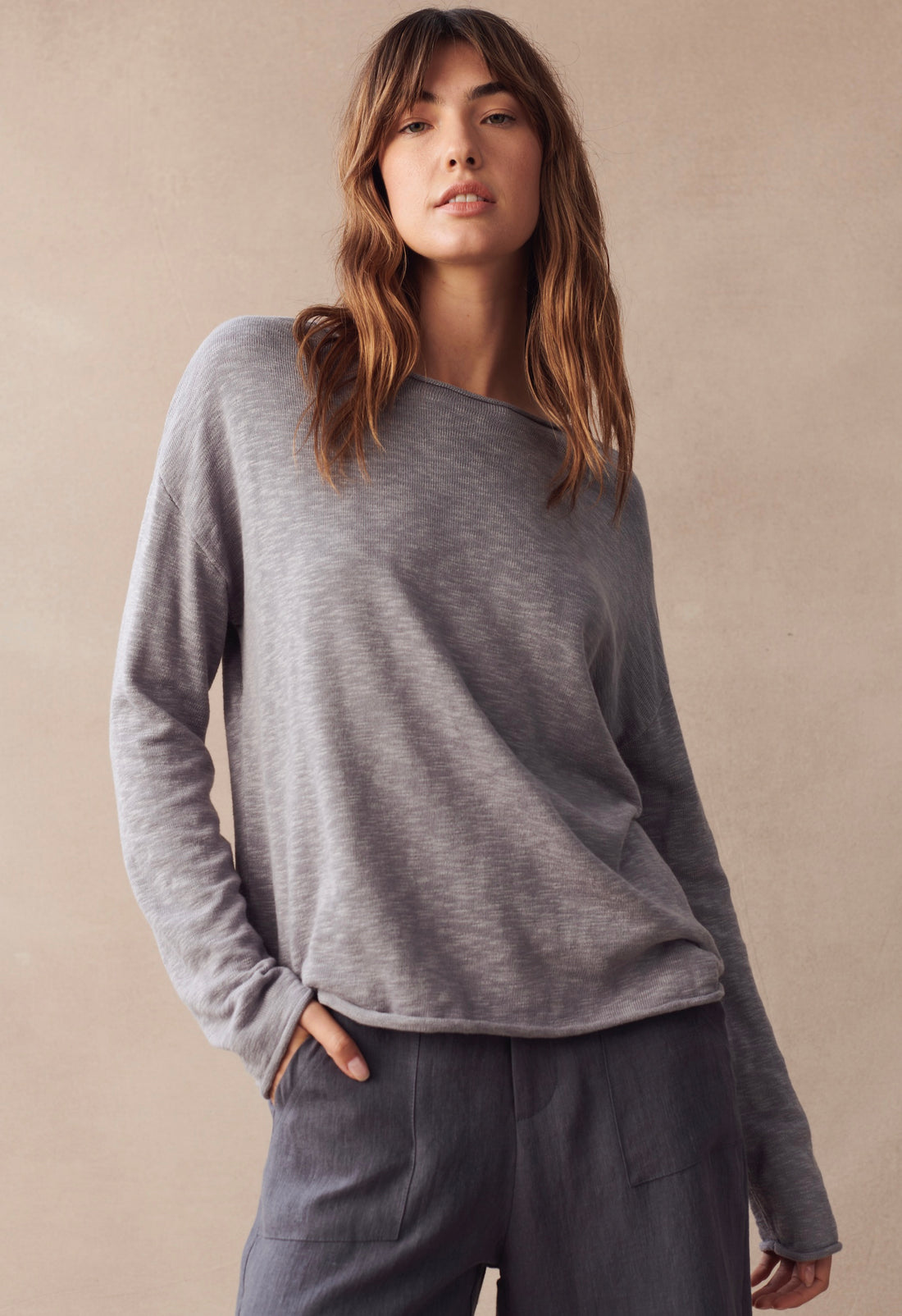 Nellie Top Grey