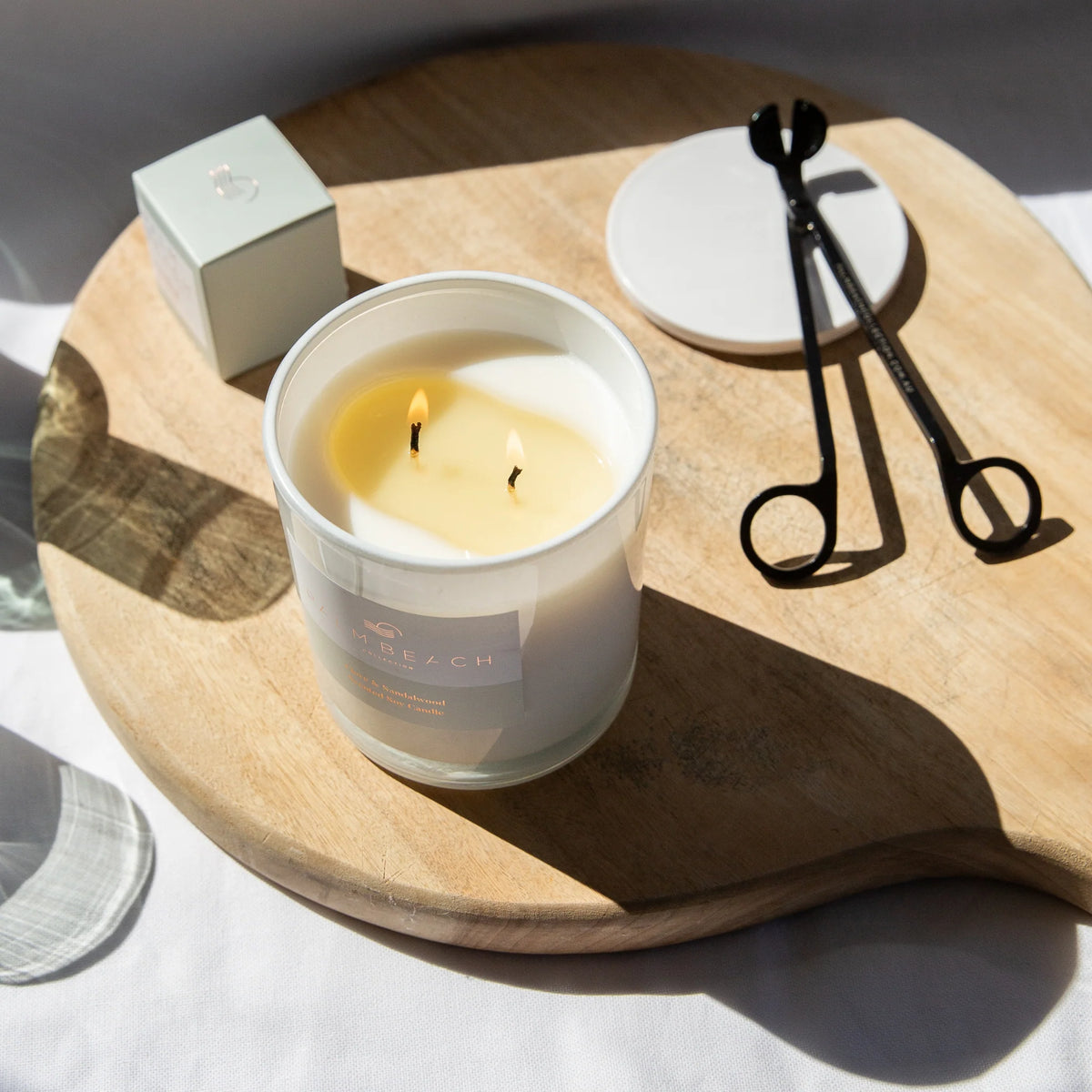 Palm Beach Clove &amp; Sandalwood Scented Candle 420gms