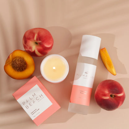 Palm Beach Summer Peach Mini Scented Candle 90G