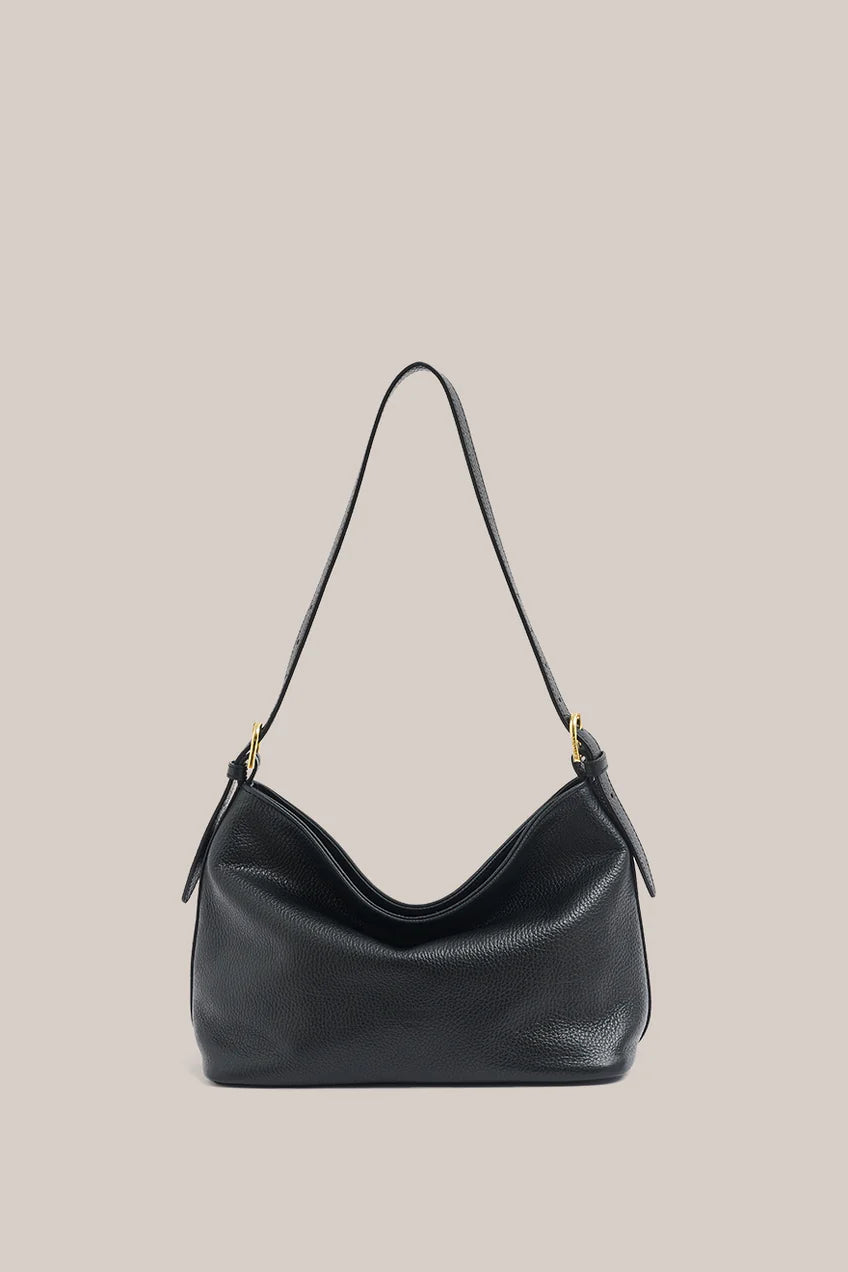 Vestirsi Eden Leather Shoulder Bag Black