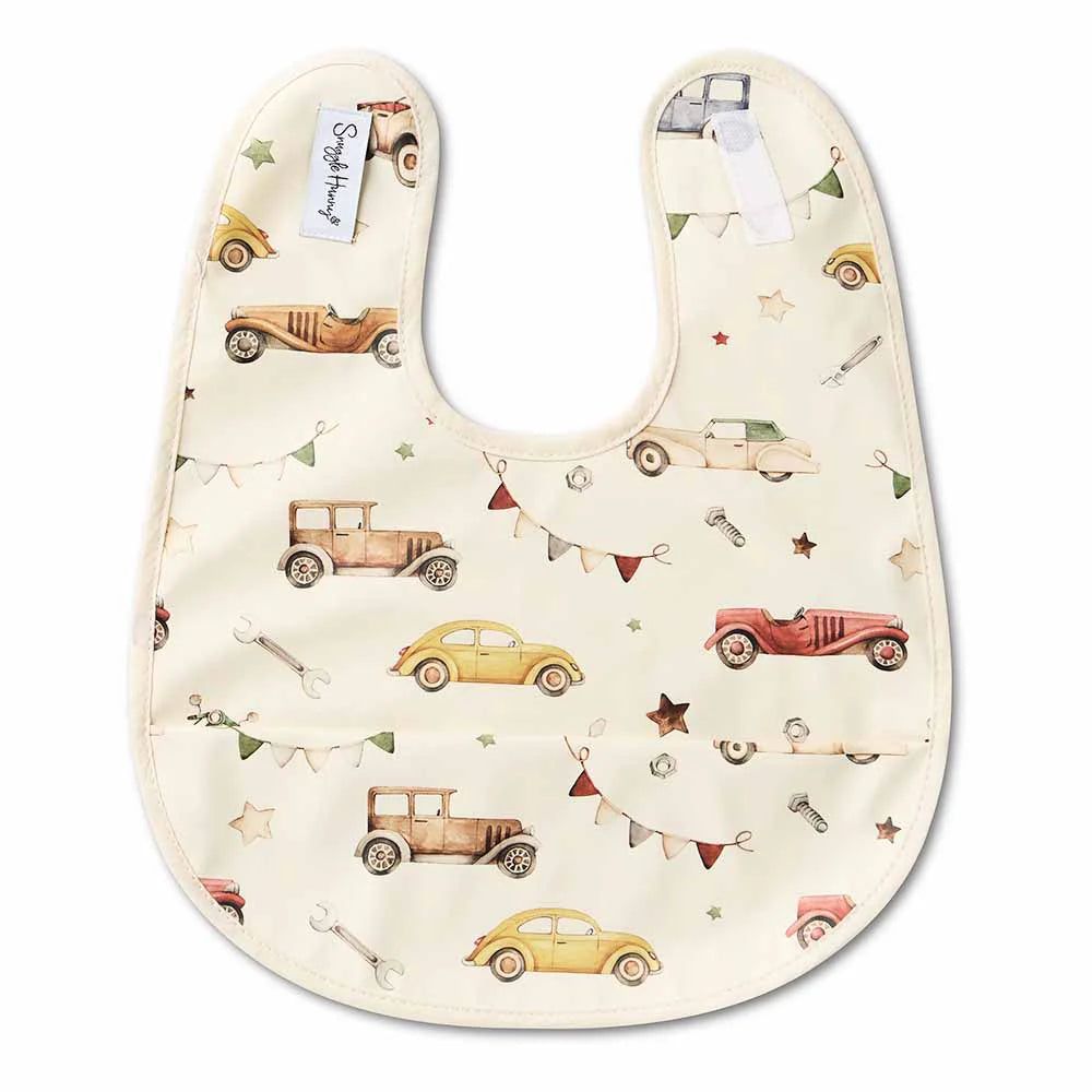 Snuggle Hunny Vintage Car Snuggle Bib