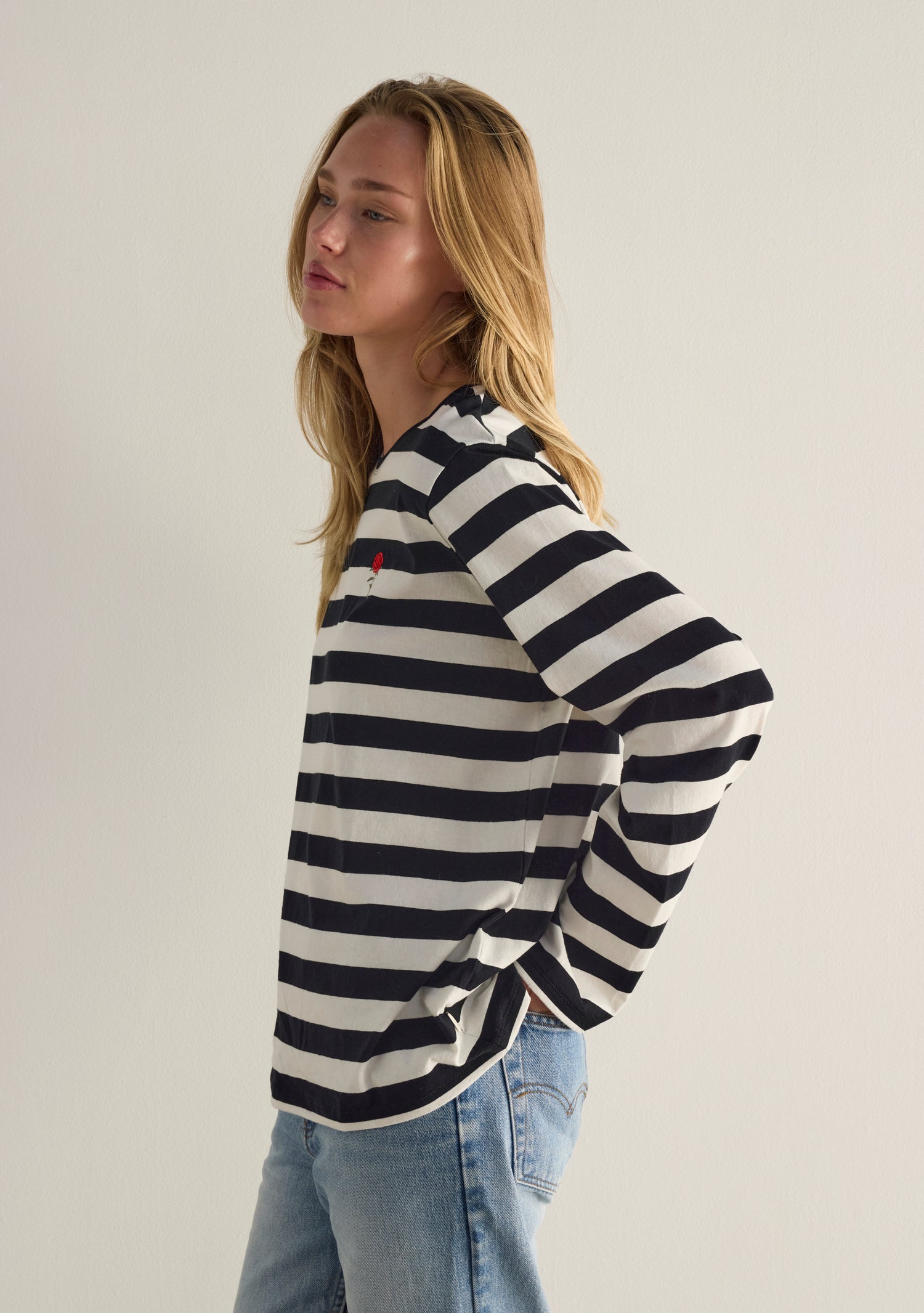 Auguste The Label Alden Long Sleeve Tee