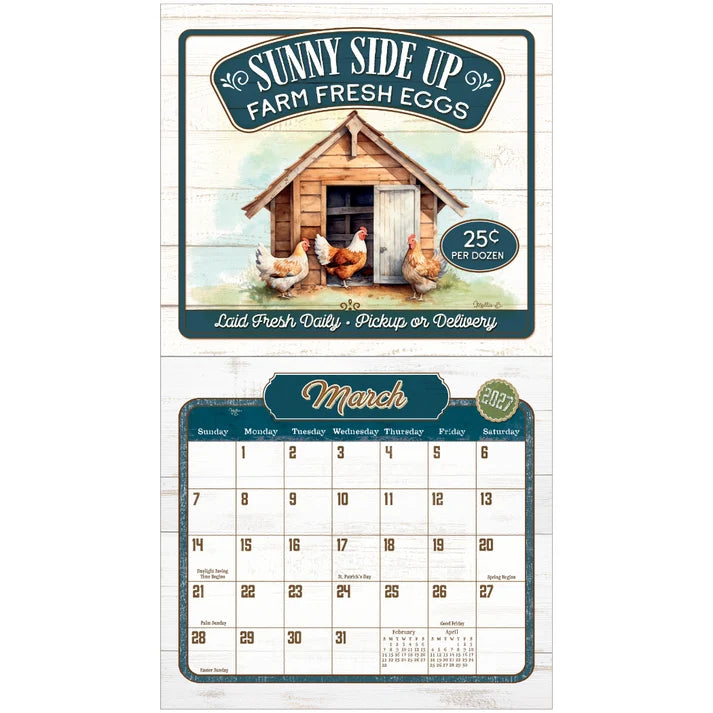 Legacy Farm to Table 2027 Lang Calendar