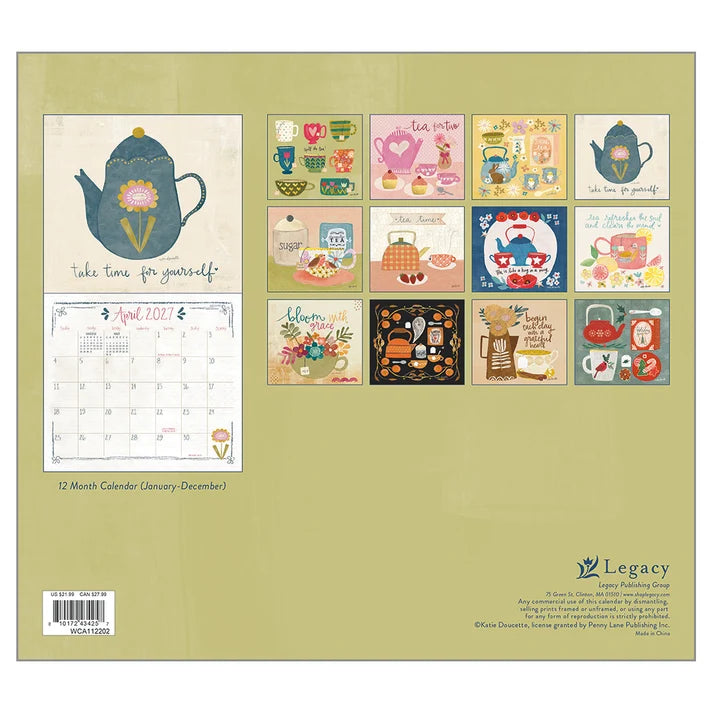 Legacy Tea Time 2027 Lang Calendar