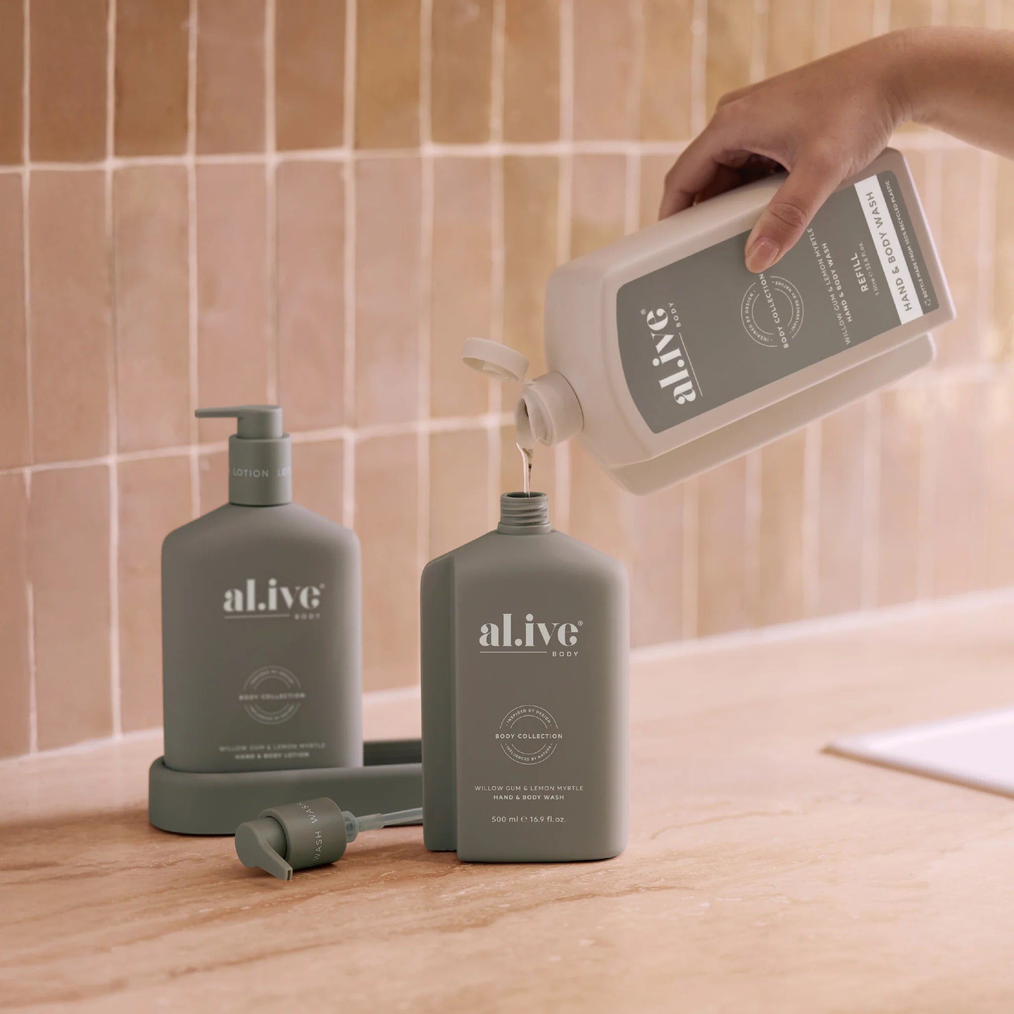AL.IVE Body 1L Hand &amp; Body Wash Willow Gum &amp; Lemon Myrtle