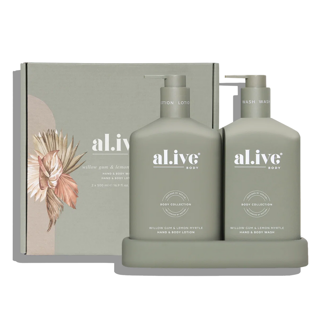 AL.IVE Body Wash &amp; Body Bathroom Duo Willow Gum &amp; Lemon Myrtle