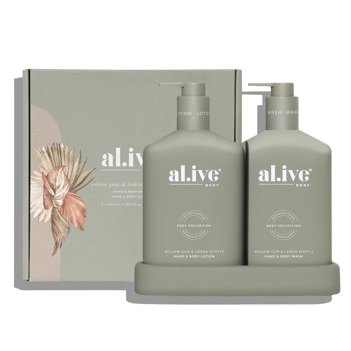 AL.IVE Body Wash &amp; Body Bathroom Duo Willow Gum &amp; Lemon Myrtle
