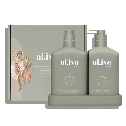 AL.IVE Body Wash &amp; Body Bathroom Duo Willow Gum &amp; Lemon Myrtle