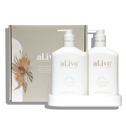 AL.IVE Body Wash &amp; Body Bathroom Duo Mango &amp; Lychee