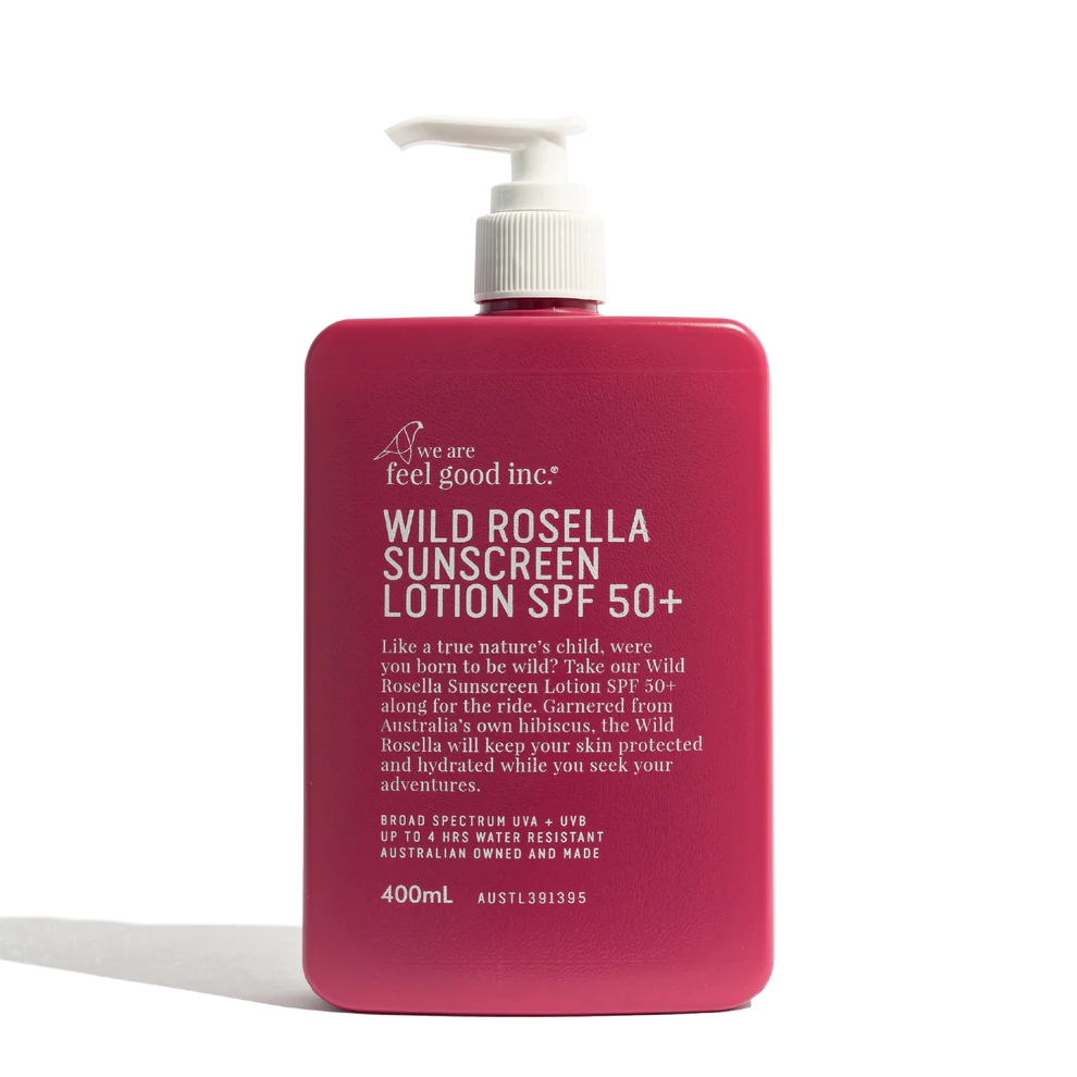 We Are Feel Good Wild Rosella Sunscreen Lotion 400ml