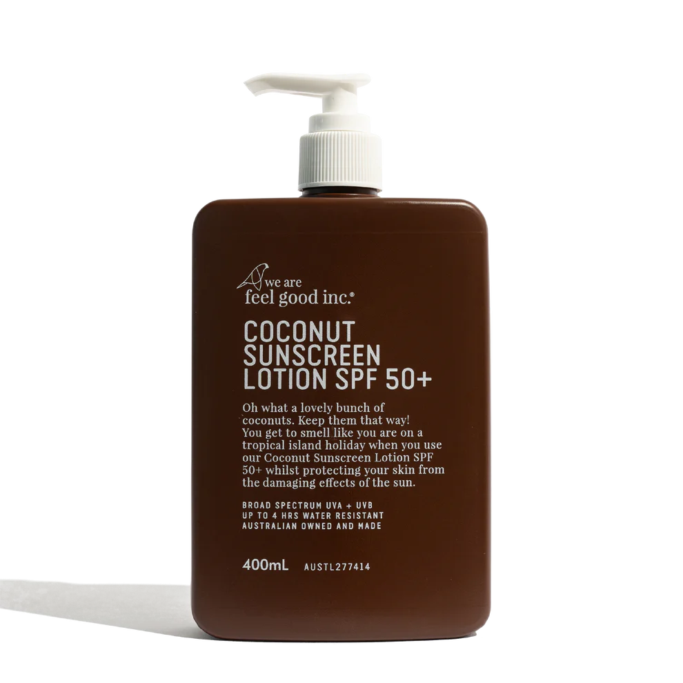 We Are Feel Good Inc. Coconut Sunscreen Lotion SPF 50+ - 400ml