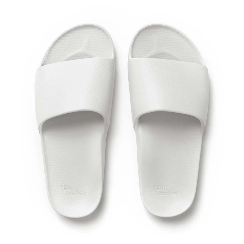 Arch Support Thongs Classic White