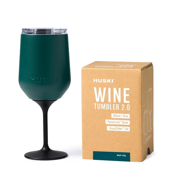 Huski Wine Tumbler 2.0 Deep Teal Limited Release