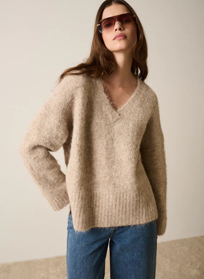 Esmaee Whisper V Neck Sweater